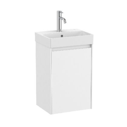 ROCA ONA COMPACT 40 Мебел Unik с една врата и умивалник Бял Мат 
