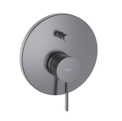 ROCA ONA Вграден смесител вана-душ с автоматичен преключвател Brushed Graphite  