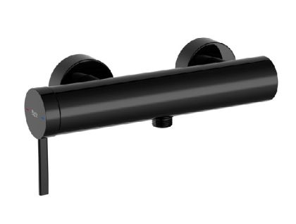 ROCA ONA Стенен смесител за душ Titanium Black 