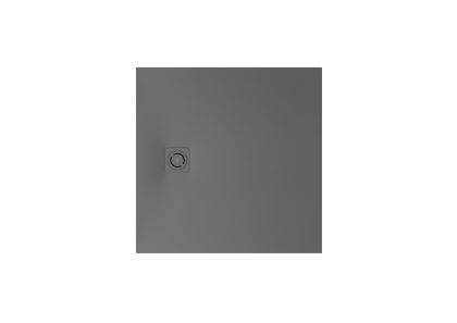 TERRAN Свръхплоско Душ-корито от композитен материал STONEX® 90x90 - Slate