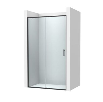 Roca Victoria Plus L2-E Параван за душ 110см Черен Мат