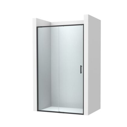 Roca Victoria Plus L2-E Параван за душ 140см Черен Мат