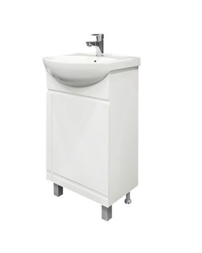 PVC Дентън Долен шкаф с умивалник 50см