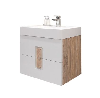 PVC Дърбан долен шкаф за баня 60см