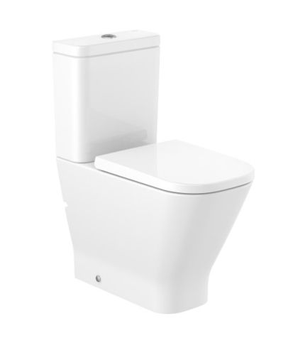 ROCA THE GAP SPECIFIC SQUARE Tоалетна чиния за моноблок двойно оттичане долепена
