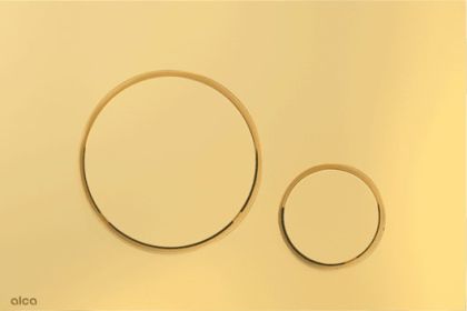 ALCA THIN Бутон за вградено тоалетно казанче M675 Gold 
