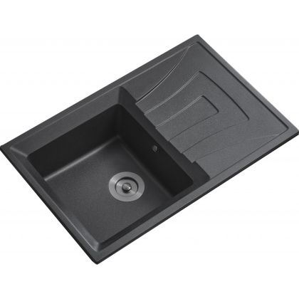 Гранитна мивка ICGS 8104 BLACK