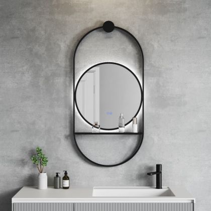 SAVONA BLACK ОГЛЕДАЛО LED 60X120 1943MB