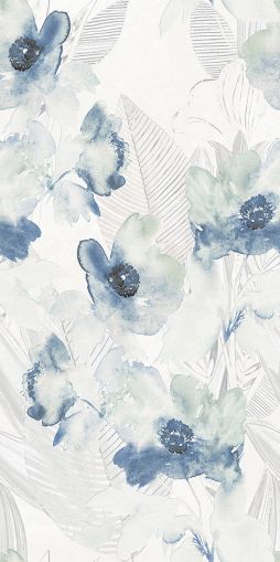 DÉCOR Blue Bloom Mat Гранитогрес 60 x 120