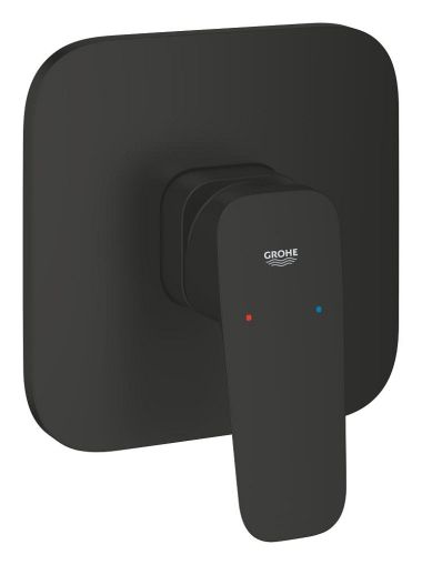 Cubeo Смесител за вграждане за душ, черен мат
