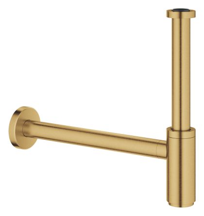 Сифон 1 1/4", злато мат