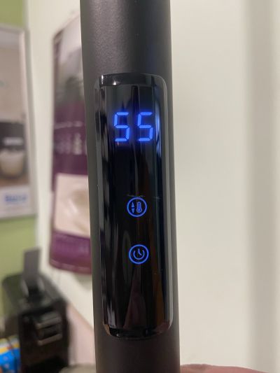 Лира за баня, електрическа, компактна със закачалки, бяла