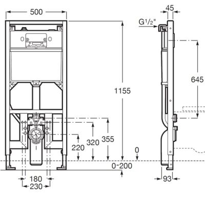 ONA Стенна тоалетна VORTEX с конструкция DUPLO S compact, капак плавно затваряне