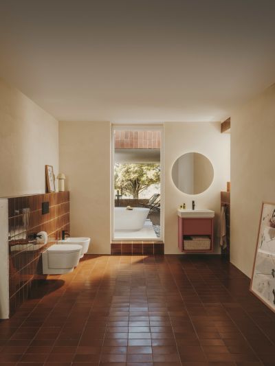 TURA Окачена тоалетна чиния Rimmless - Бял гланц