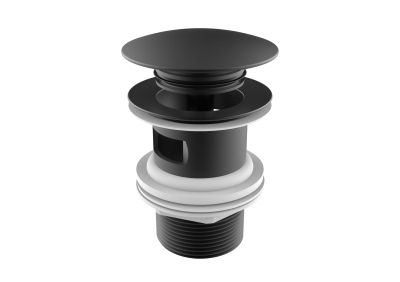 Клик клапан, универсален ø 65 с преливник, покритие Titanium black