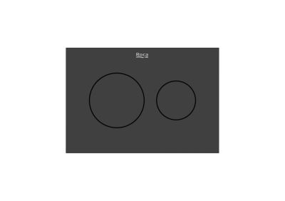 DUPLO S Бутон за вградено казанче PS3 Dual черен мат