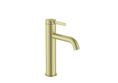 ONA Среден смесител MEZZO за умивалник с клик клапа - Злато Мат