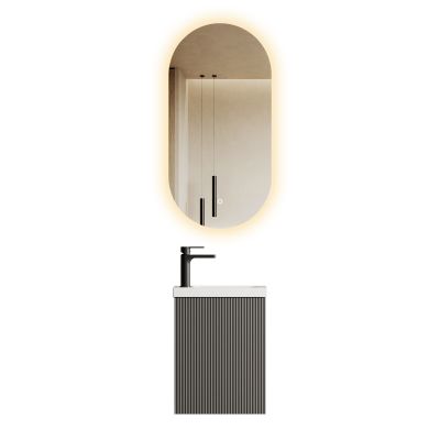 BURNIE DARK GREY мебел с умивалник 40 cm