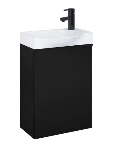 Мебел за баня или тоалетна ROCA Micro Unik, цвят черен мат