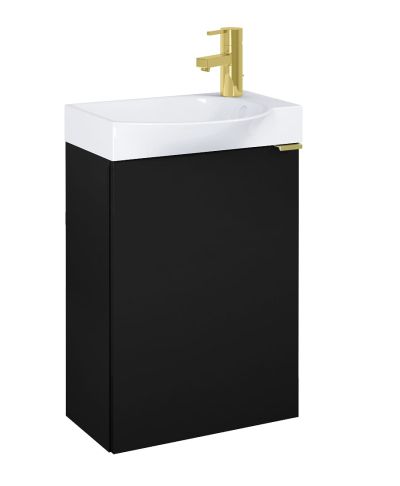 Мебел за баня или тоалетна ROCA Micro Unik, цвят черен мат