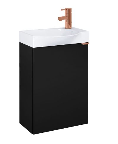 Мебел за баня или тоалетна ROCA Micro Unik, цвят черен мат