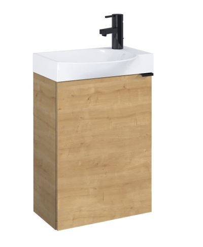 Мебел за баня или тоалетна ROCA Micro Unik, цвят светъл дъб