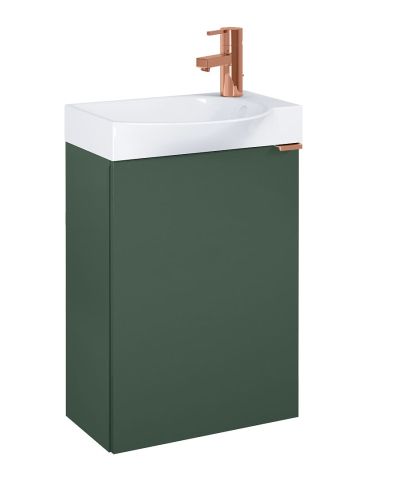 Мебел за баня или тоалетна ROCA Micro Unik, цвят зелен мат