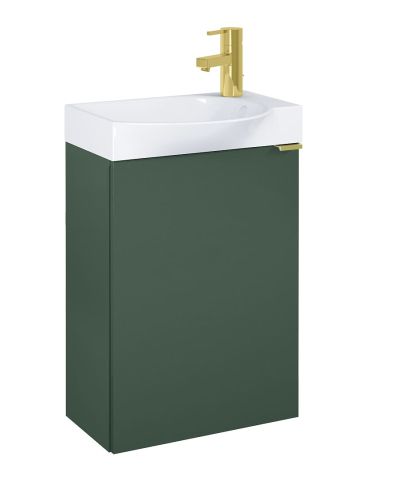 Мебел за баня или тоалетна ROCA Micro Unik, цвят зелен мат