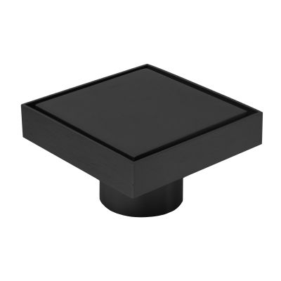 FLIPDRAIN Точков сифон 10x10 със сух и воден затвор неръждаема стомана - Black Matt