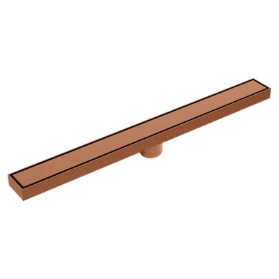 FLIPDRAIN Линеен сифон 60 със сух и воден затвор неръждаема стомана - ROSE GOLD MATT