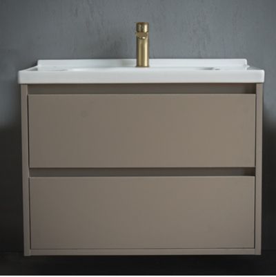 ALUMINA Комплект горен и долен шкаф 70 КАФЯВ 