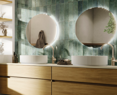 Стенни плочки MUSSA GREEN 7.5/30см