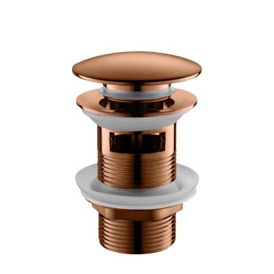 LOTUS Клик клапан, универсален ø 65 с преливник, покритие розово злато мат