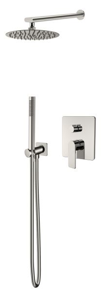 Комплект смесители LOTUS HROM МАТ вграден душ