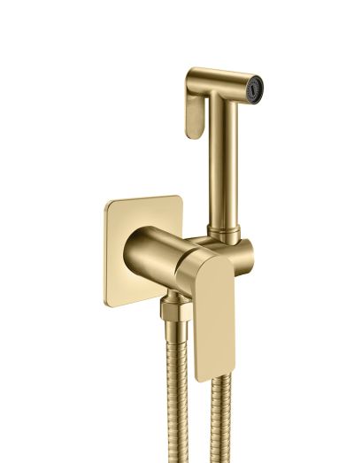 Комплект смесители LOTUS GOLD МАТ  душ-колона