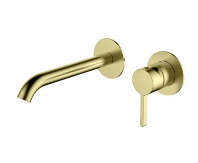 URBAN FLOW едноръковхатков вграден смесител за умивалник, цвят матирано злато