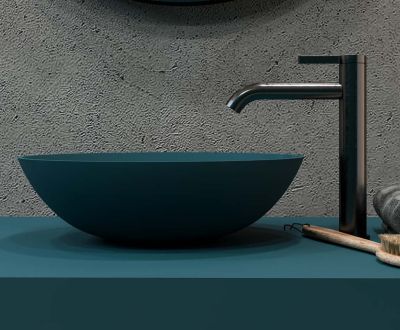 URBAN FLOW едноръковхатков смесител за умивалник тип купа, цвят DARK GREY