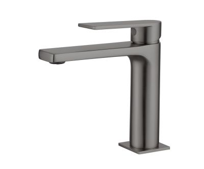 ALPHA едноръковхатков смесител за умивалник, цвят DARK GREY