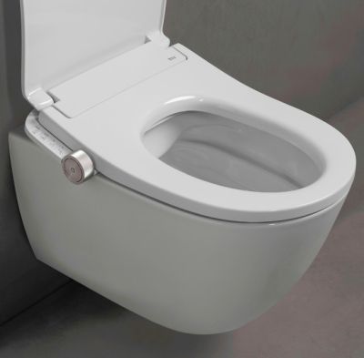 ONA In-Wash стенна тоалетна с електронно биде и капак с плавно падане с подгряване
