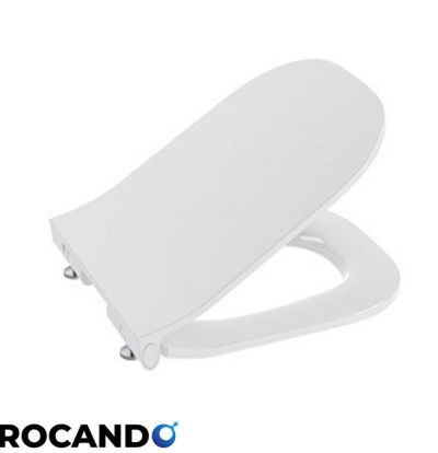 DEBBA Square Rimless Моноблок с хоризонтално оттичане, казанче с долно захранване и капак забавено падане Slim 