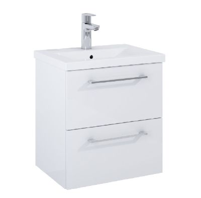 Roca ROMA COMPACT 515мм мебел за баня с умивалник бял гланц