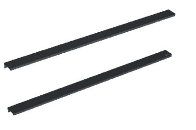 ROCA ELEGANT PLUS Комплект 2 дръжки 398мм черен цвят