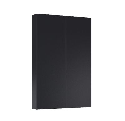 ROCA EXTRA Колона за баня с две вратичка 500мм на 126мм дълбочина Черен Гланц 