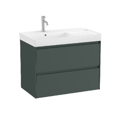  ROCA ONA 80 Мебел Unik с две чекмеджета и умивалник Зелен Мат 