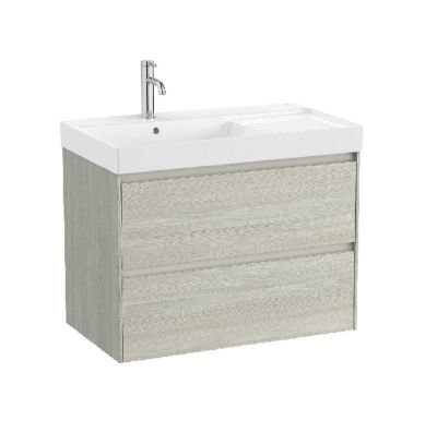 ROCA ONA 80 Мебел Unik с две чекмеджета и умивалник Светъл Дъб 