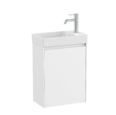 ROCA ONA COMPACT 45 Мебел Unik с една врата и умивалник Бял Мат 
