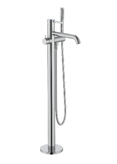 ROCA ONA Стоящ смесител за вана от под хром 