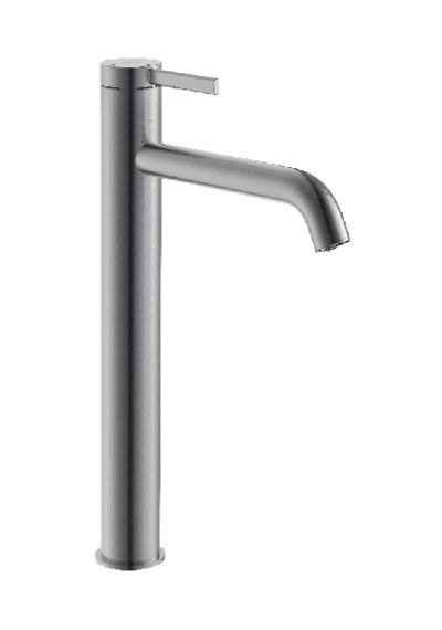 ROCA ONA Висок смесител за умивалник с клик-клак Brushed Graphite 