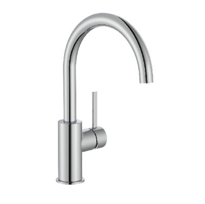 ROCA ONA Смесител за умивалник със странична ръкохватка и клик-клак клапа хром 