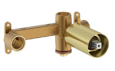 ONA Box Вградено тяло за стенен смесител за умивалник Brushed Brass  